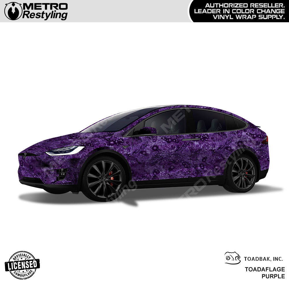 Toadaflage Purple Camo car wrap