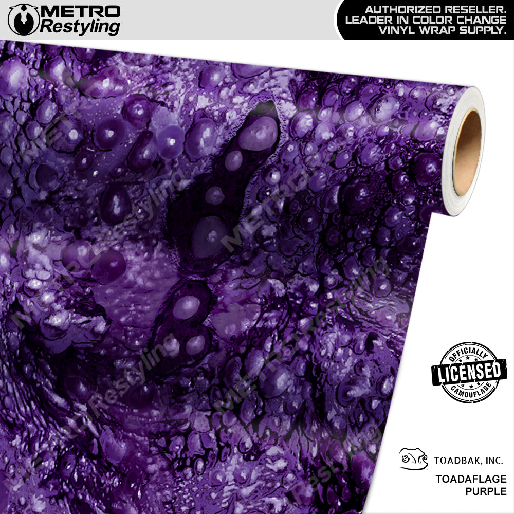Toadaflage Purple Camouflage Vinyl Wrap Film