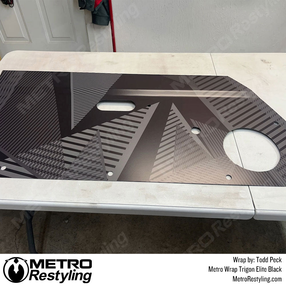trigon black door wrap