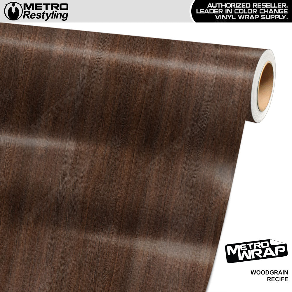 Metro Wrap Woodgrain Recife Vinyl Film