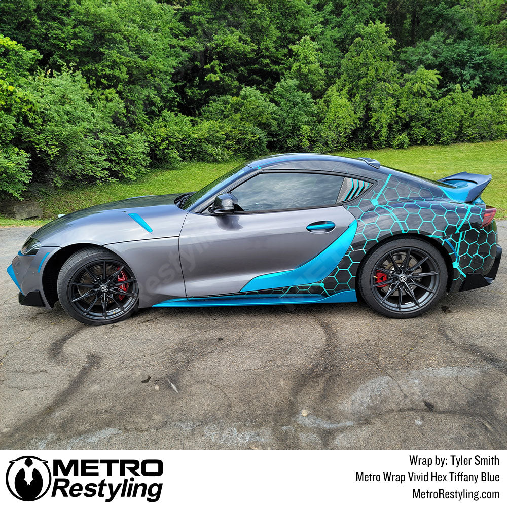 Vivid Hex Tiffany Blue - Metro Wrap | Metro Restyling