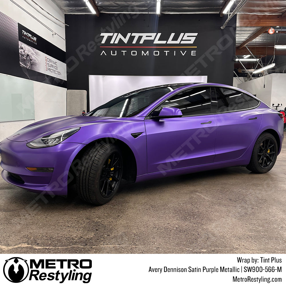 Satin Purple Tesla