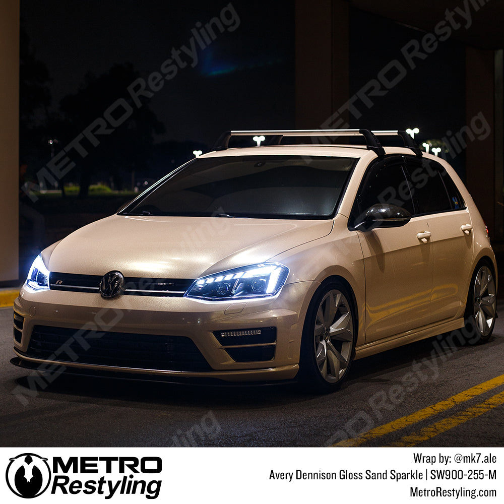 tan volkswagen wrap