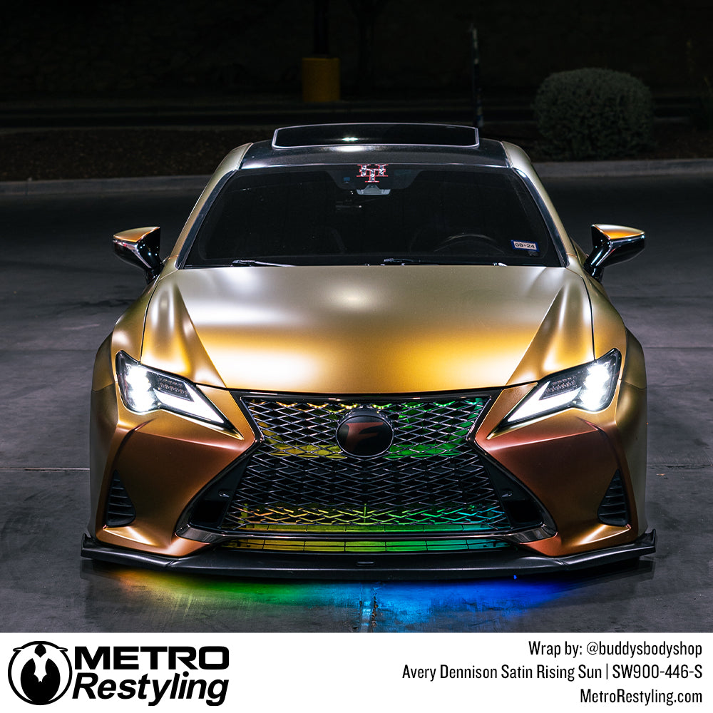 satin rising sun lexus wrap