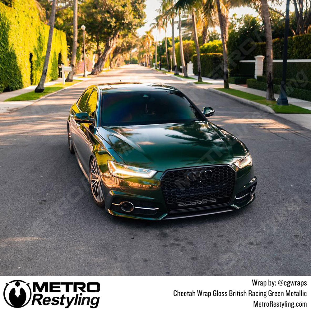 Cheetah Wrap - Gloss British Racing Green Metallic | Metro Restyling