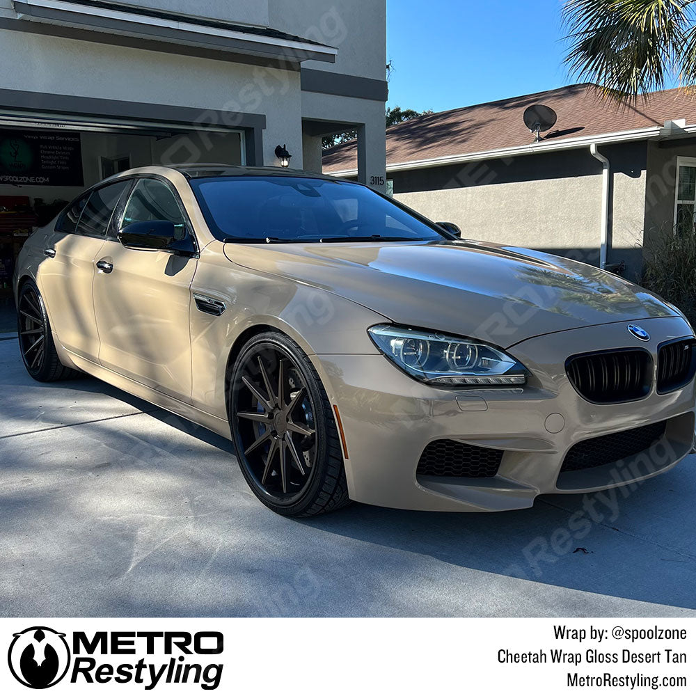 Cheetah Wrap - Gloss Desert Tan | Metro Restyling
