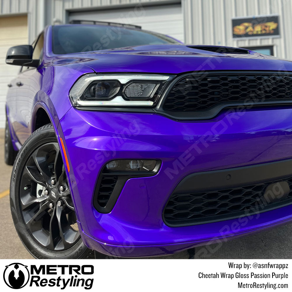Durango R/t Wraps Cheetah Wrap - Gloss Passion Purple | Metro Restyling