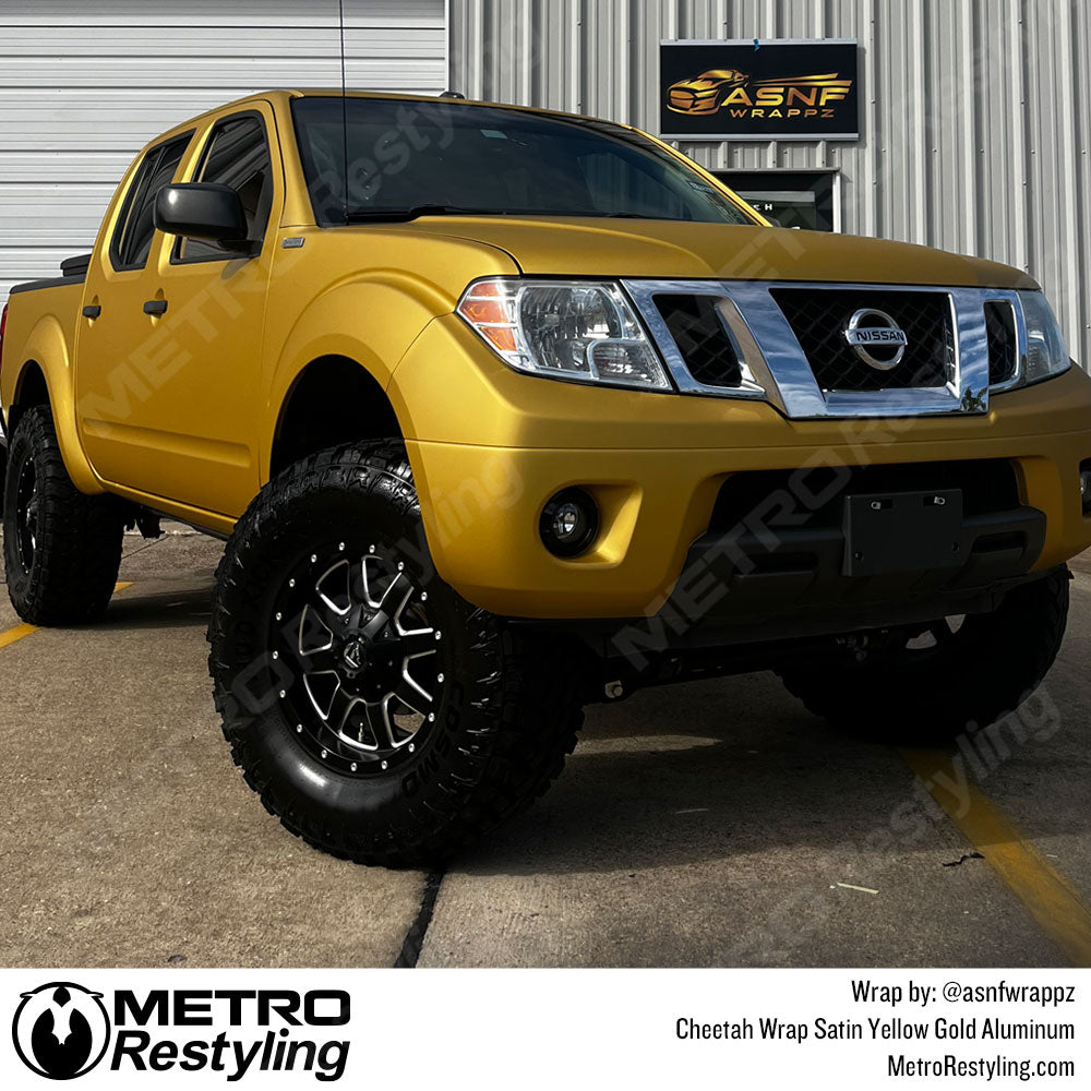 satin yellow frontier wrap