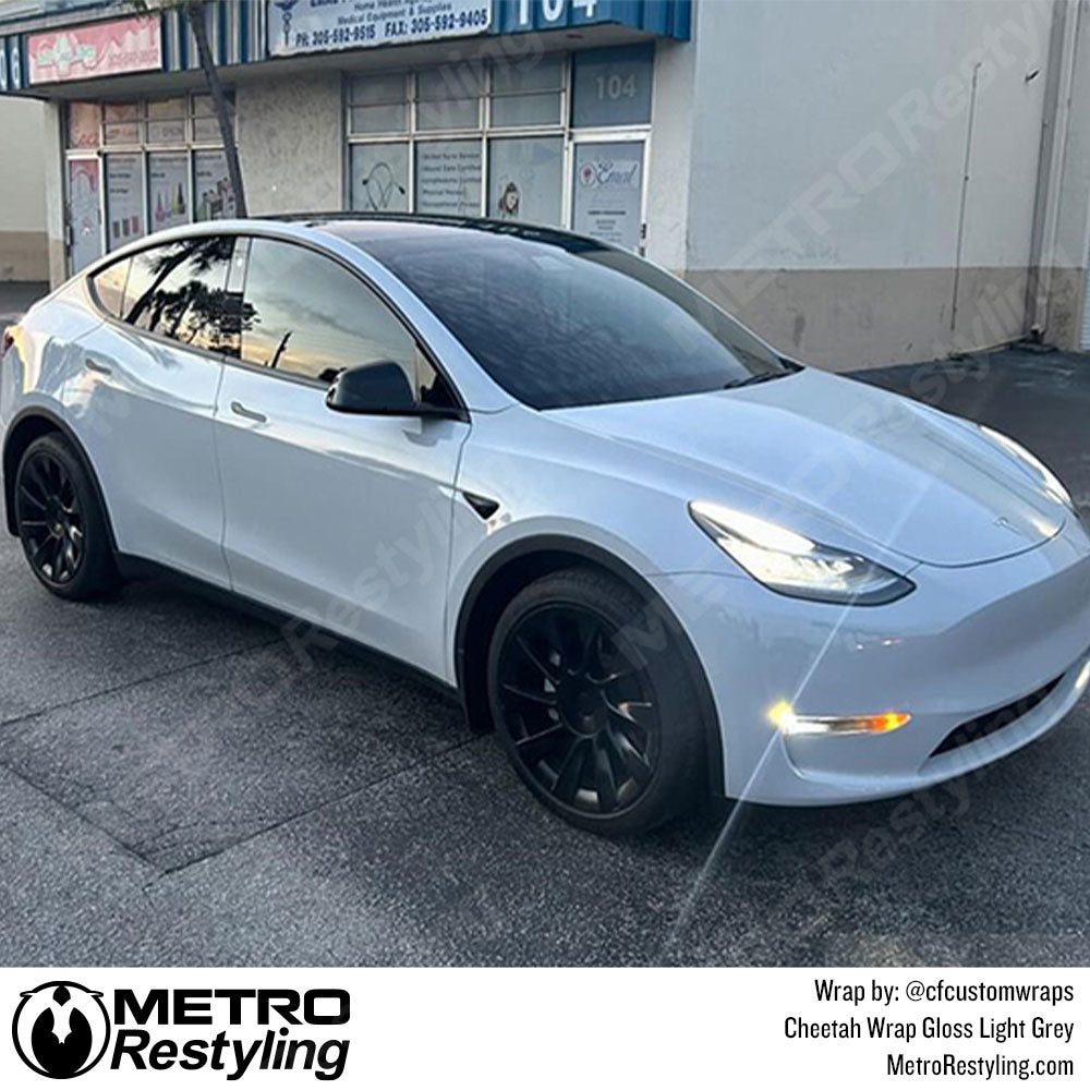 tesla gray wrap