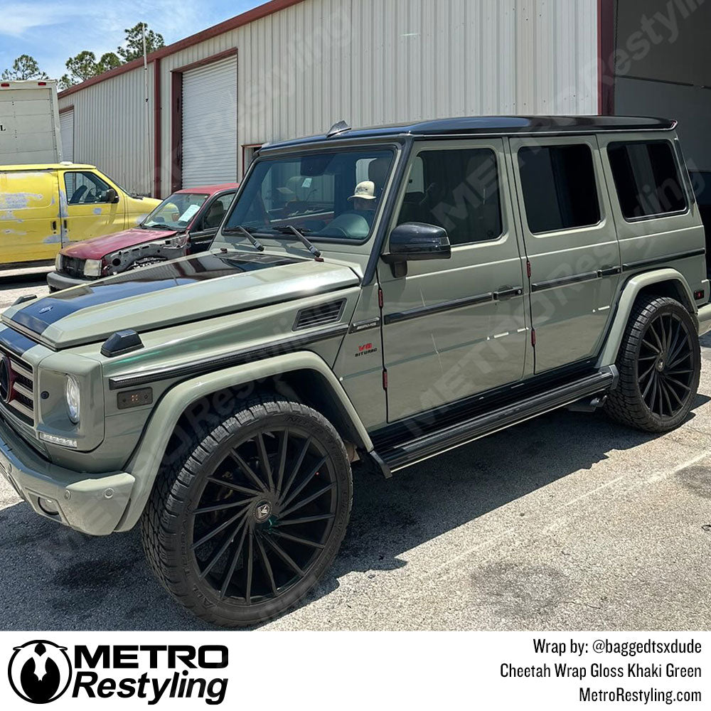 Gloss Khaki Green mercedes