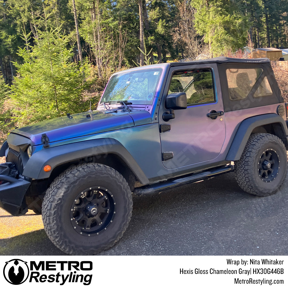 gloss blue jeep wrangler