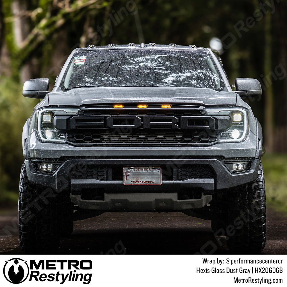 Gray Truck Wrap