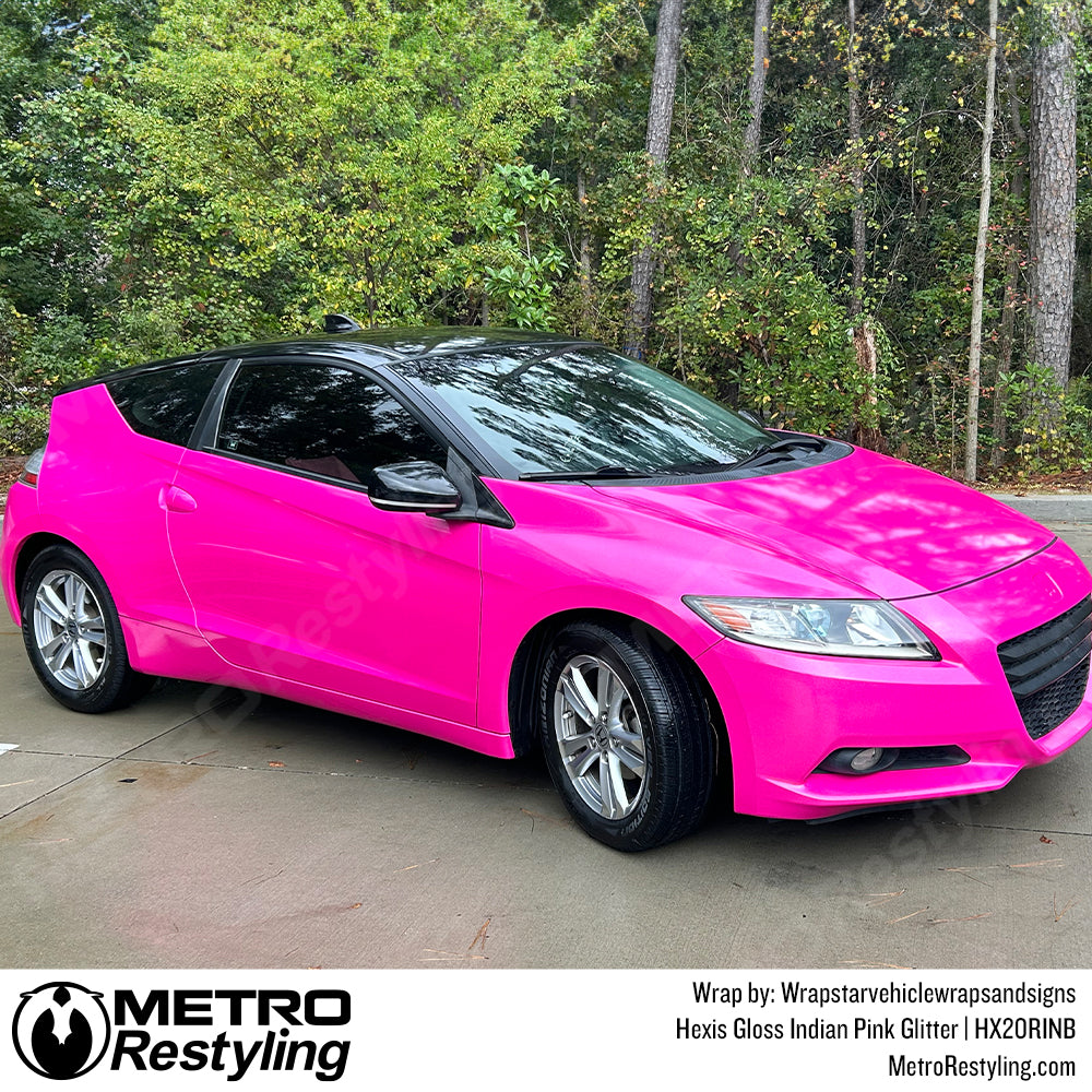 pink car wrap