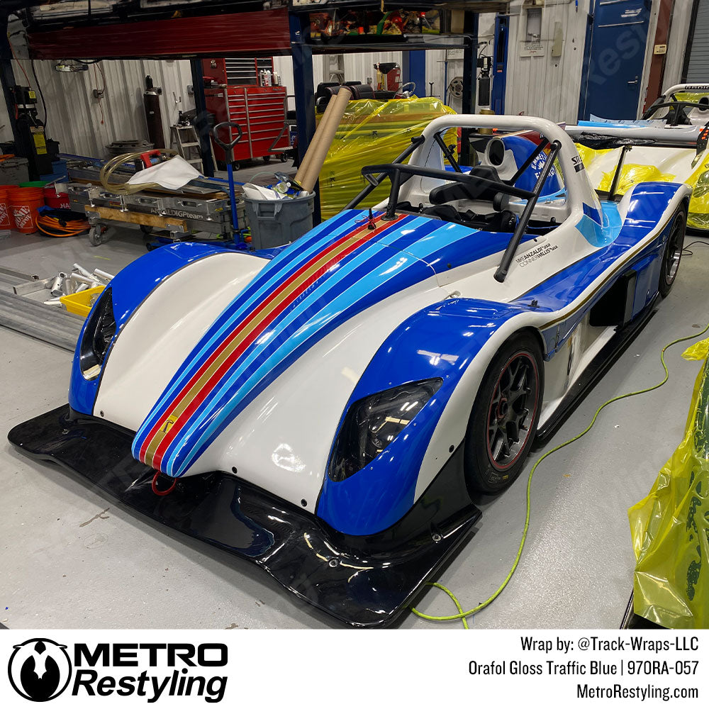Orafol Gloss Traffic Blue Vinyl Wrap | Metro Restyling