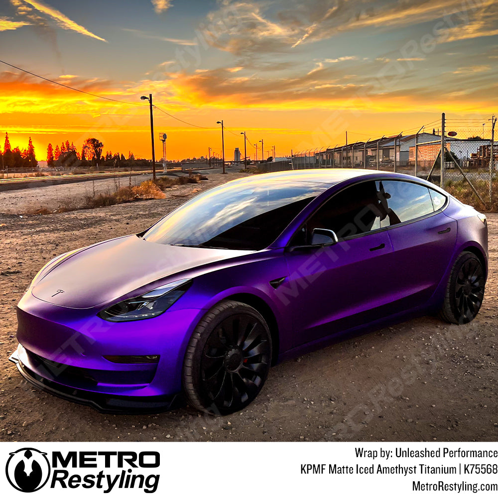 Matte Iced Amethyst Titanium KPMF Metro Restyling