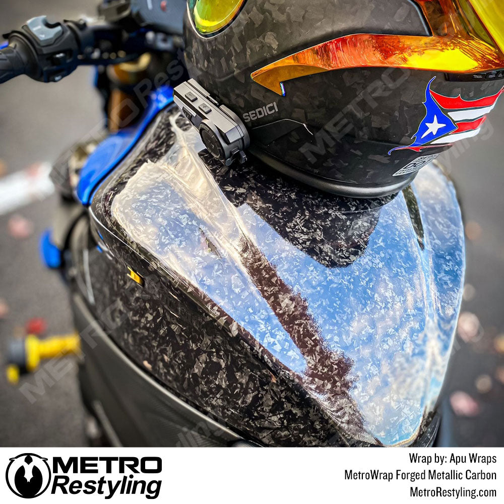 Wrap Design Best Motorcycle Vinyl Wrap Forged Metallic Carbon