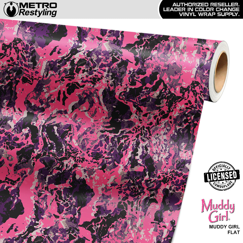 Muddy Girl Flat Camouflage Vinyl Wrap Film
