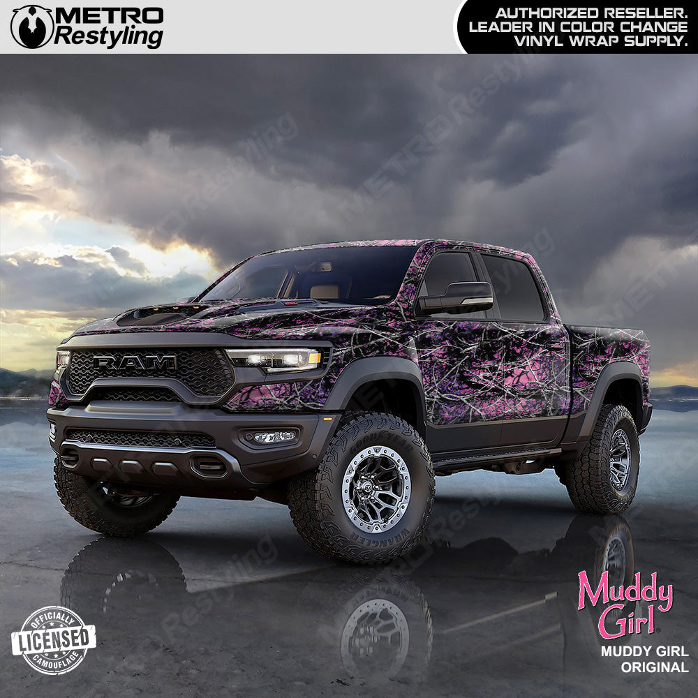 Muddy Girl Camo Truck Wrap