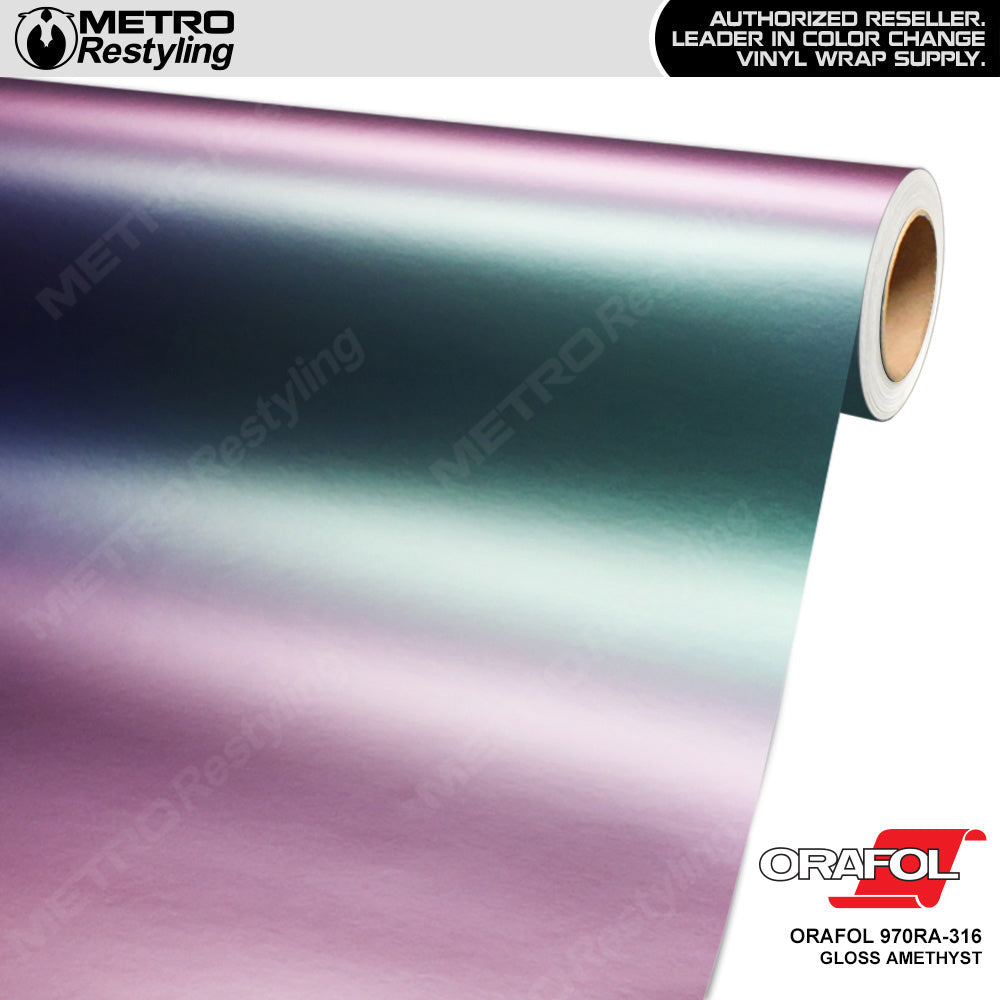 Orafol 970RA Gloss Amethyst Vinyl Wrap | 970RA-316 | BLOWOUT STOCK | (330 sq ft) | V386542