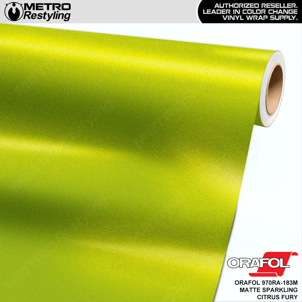 Orafol 970RA Matte Sparkling Citrus Fury Vinyl Wrap | 970RA-183M