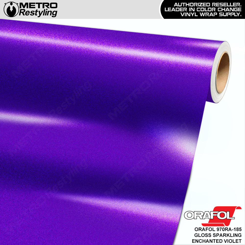 Orafol 970RA Gloss Sparkling Enchanted Violet Vinyl Wrap