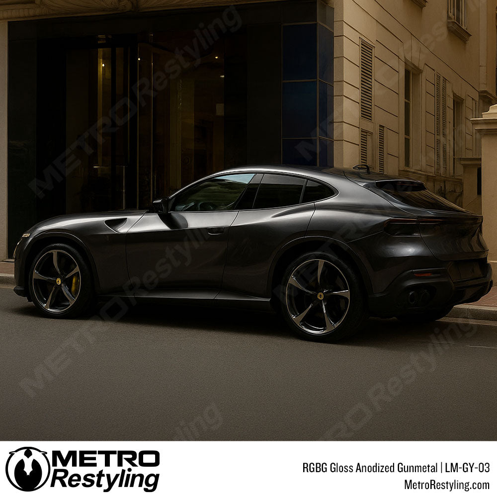 RGBG Gloss Anodized Gunmetal Colored PPF | LM-GY-03