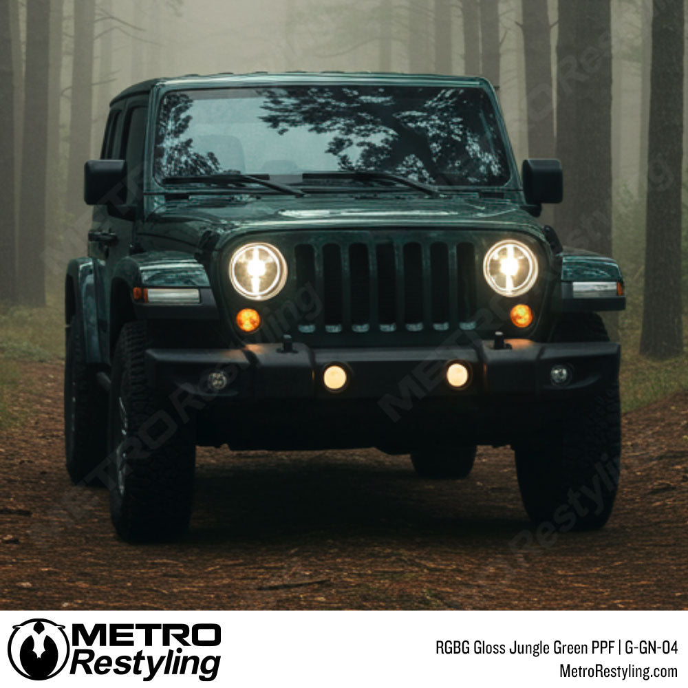 RGBG Gloss Jungle Green Colored PPF | Metro Restyling