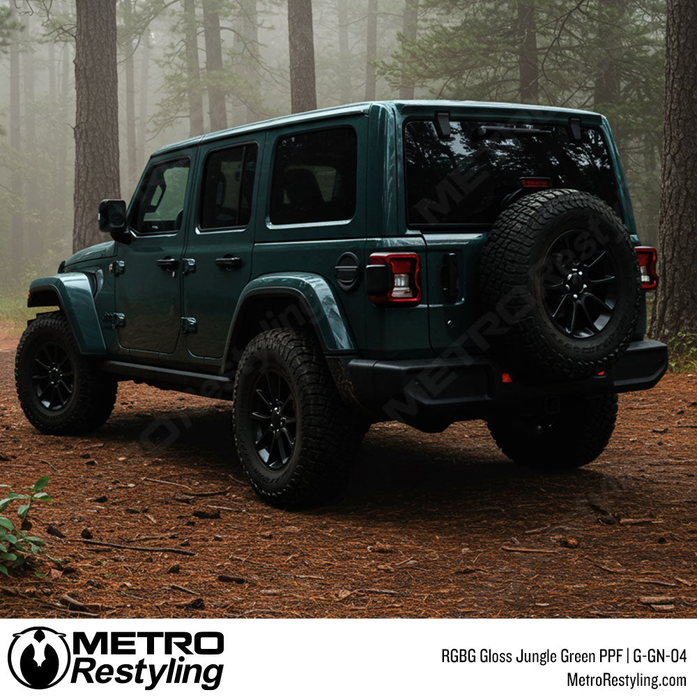 RGBG Gloss Jungle Green Colored PPF | Metro Restyling