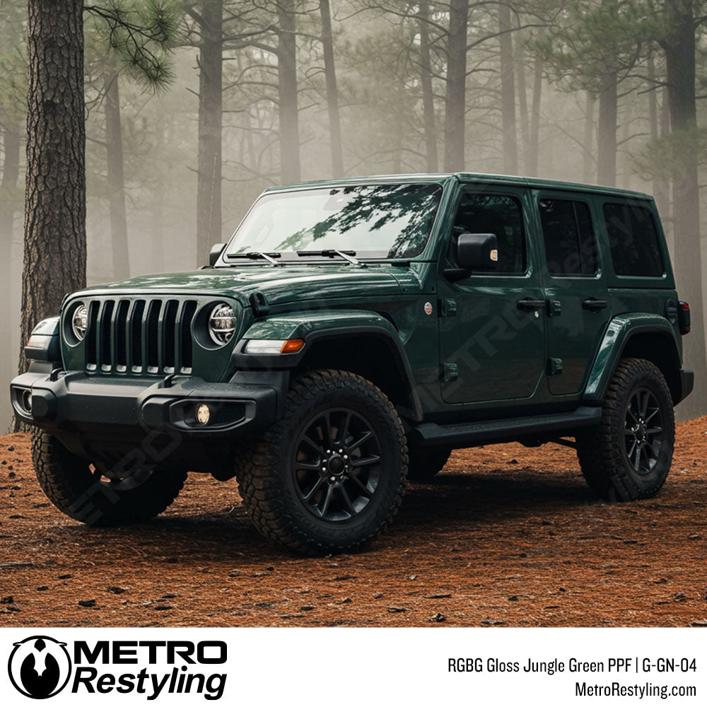 まるポン 様 junglerelief green RGBG Gloss Jungle Green Colored PPF | Metro Restyling