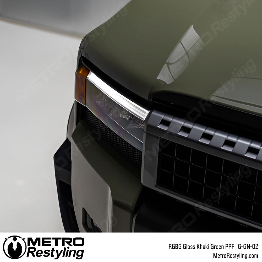 RGBG Gloss Khaki Green Colored PPF | G-GN-02