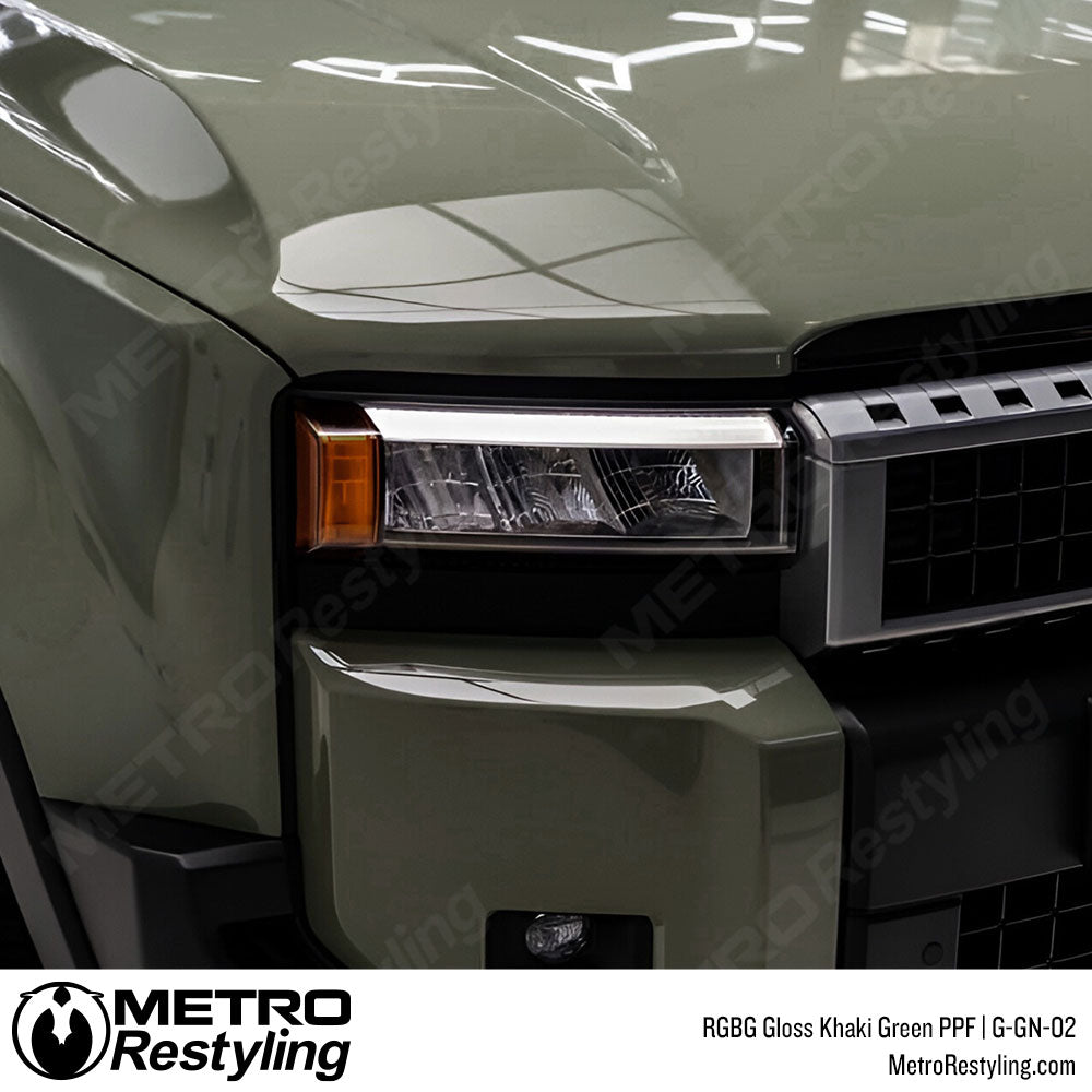 RGBG Gloss Khaki Green Colored PPF | G-GN-02