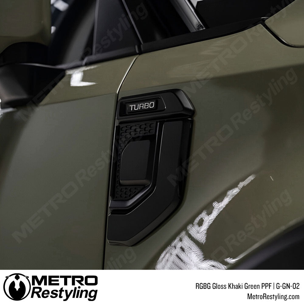 RGBG Gloss Khaki Green Colored PPF | G-GN-02