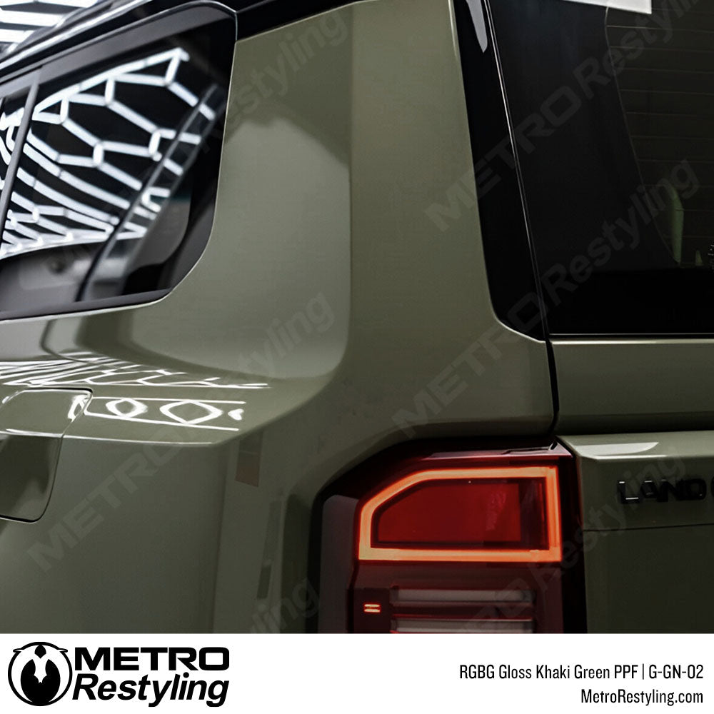 RGBG Gloss Khaki Green Colored PPF | G-GN-02