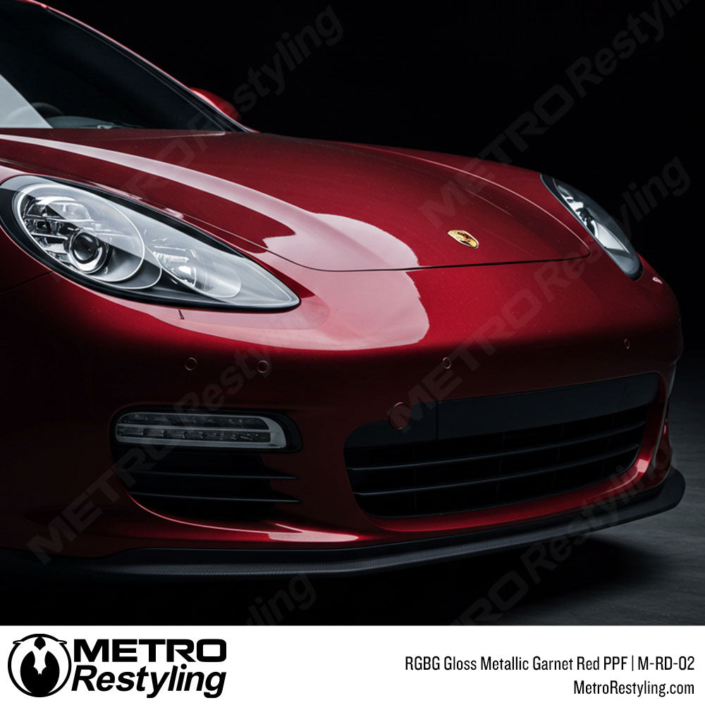 RGBG Gloss Metallic Garnet Red Colored PPF | M-RD-02