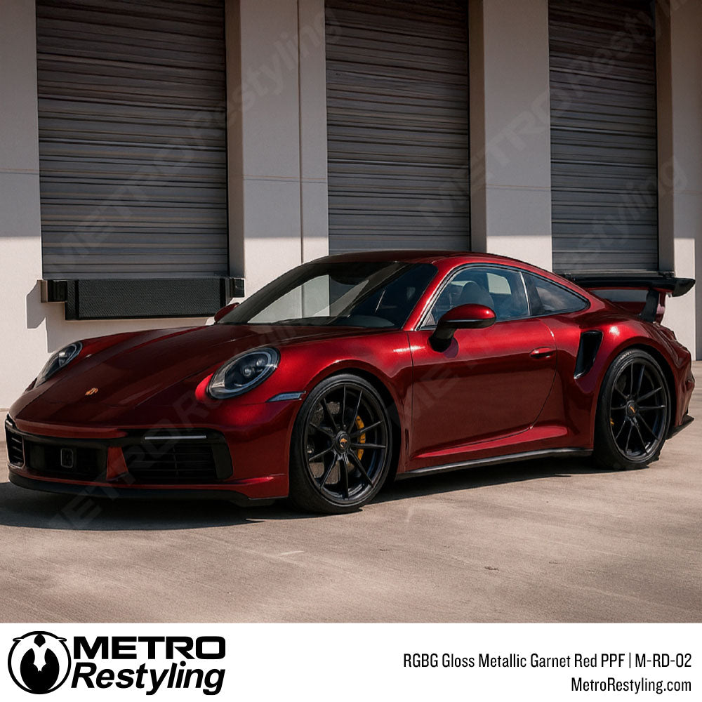 RGBG Gloss Metallic Garnet Red Colored PPF | M-RD-02