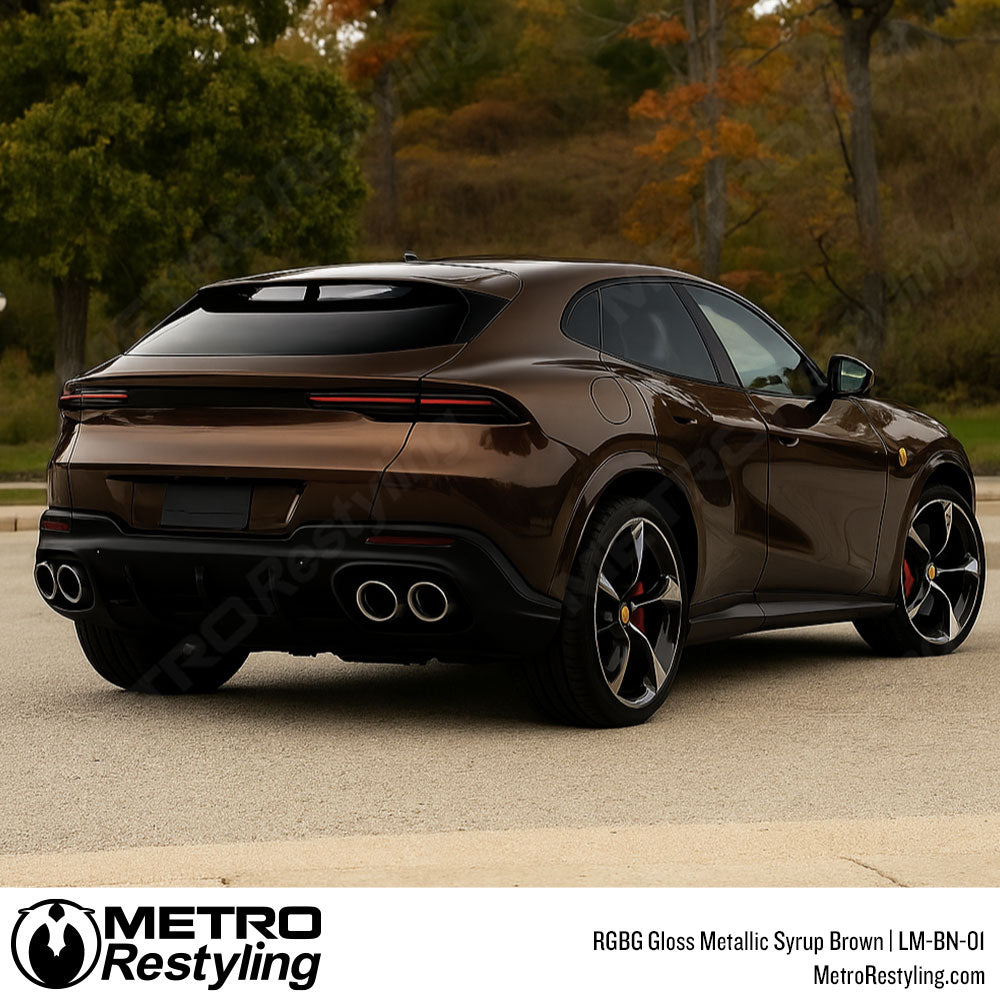 RGBG Gloss Metallic Syrup Brown Colored PPF | LM-BN-01