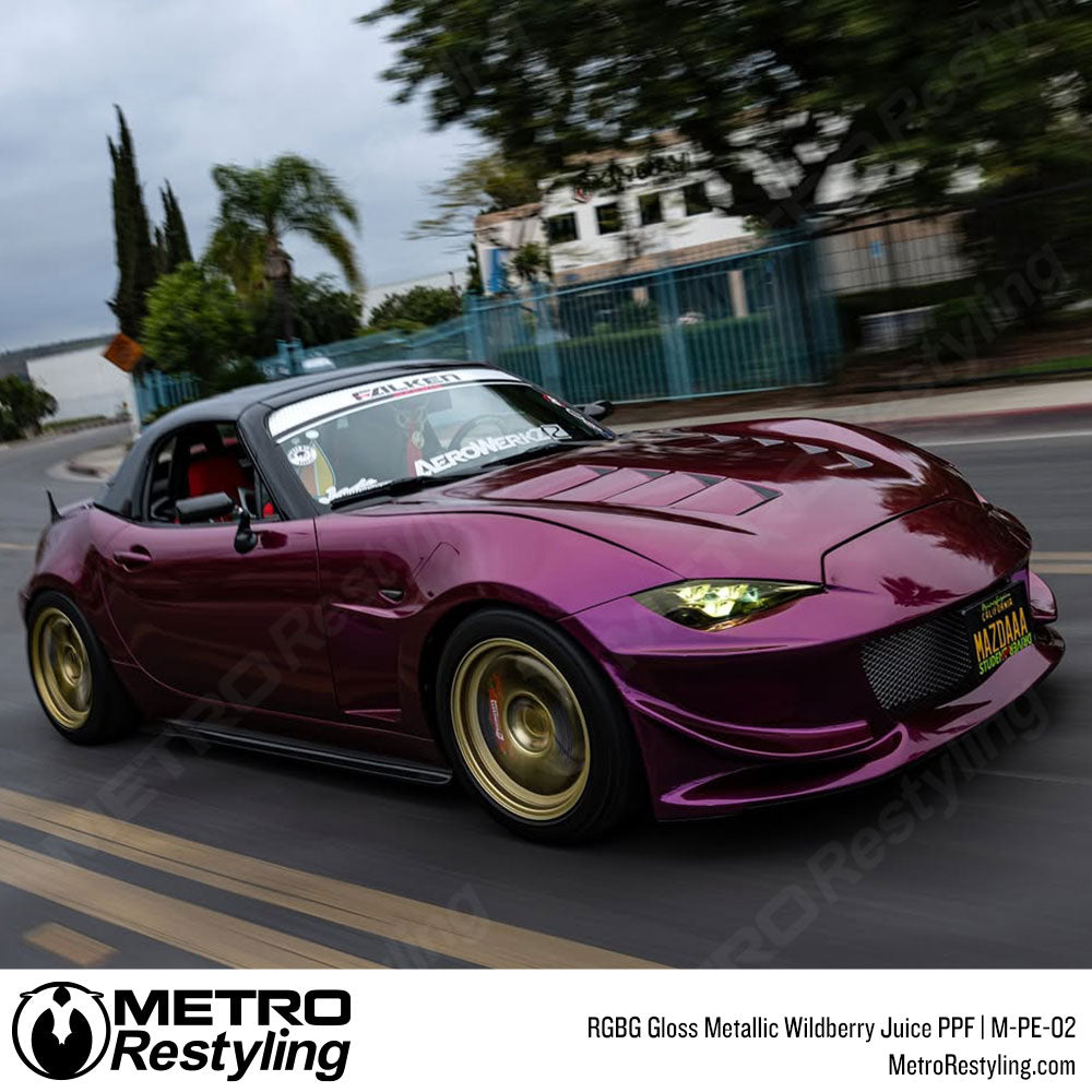 RGBG Gloss Metallic Wildberry Juice Colored PPF | M-PE-02