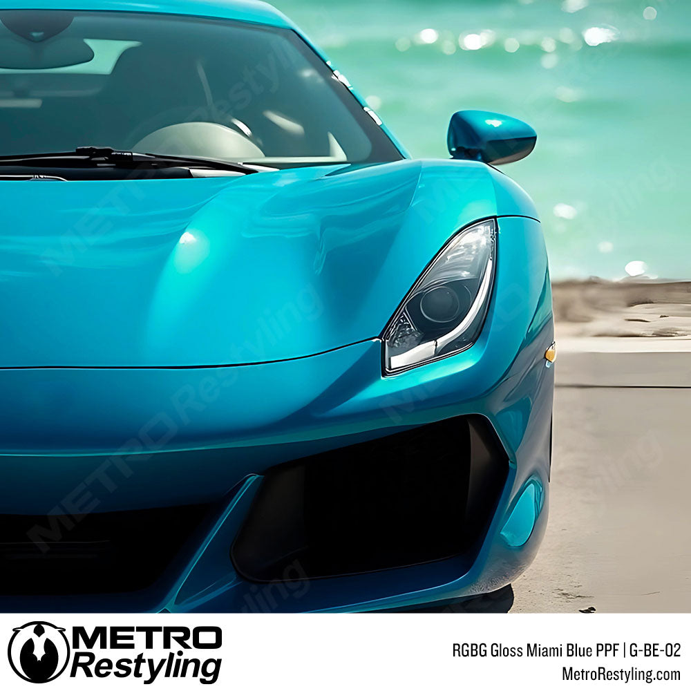RGBG Gloss Miami Blue Colored PPF | G-BE-02
