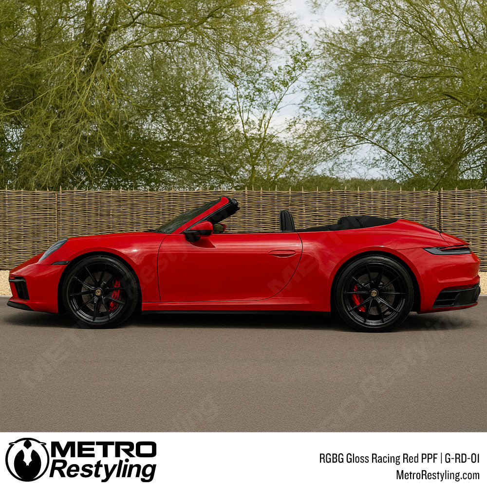 RGBG Gloss Racing Red Colored PPF | G-RD-01