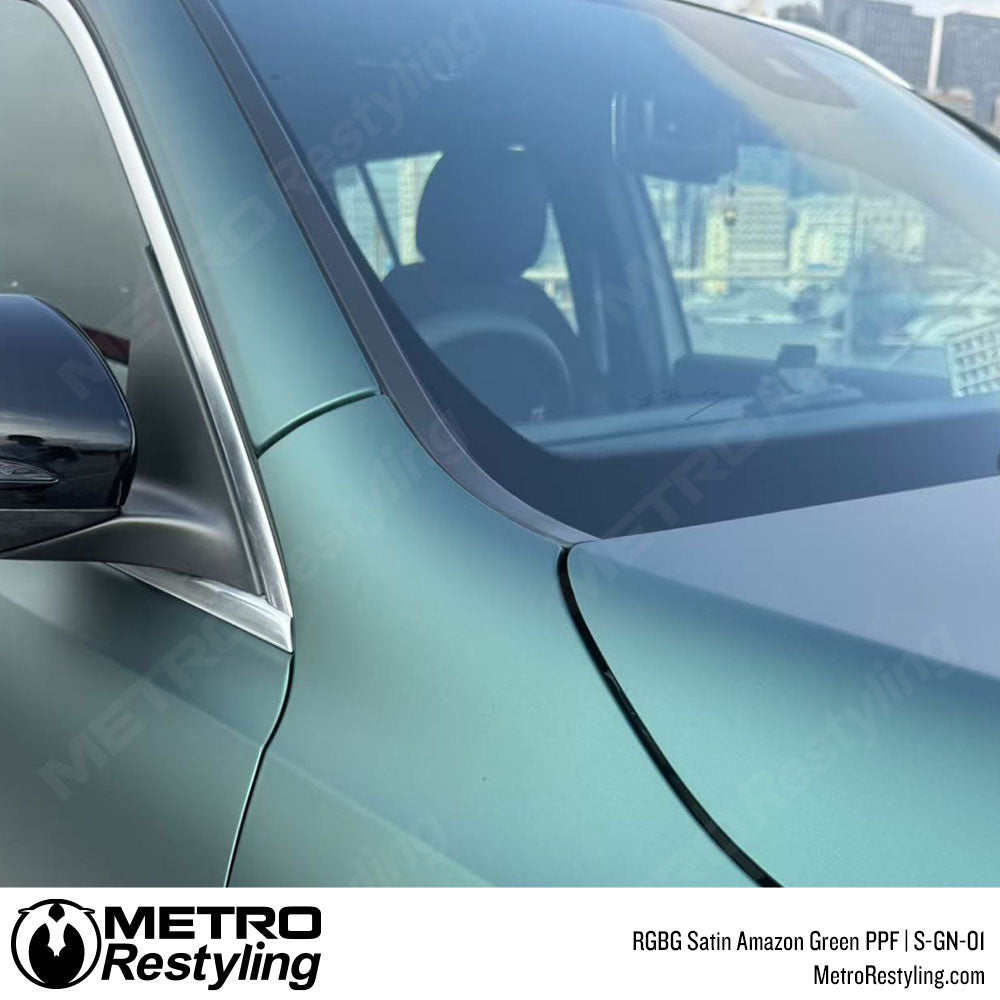 RGBG Satin Amazon Green Colored PPF | S-GN-01