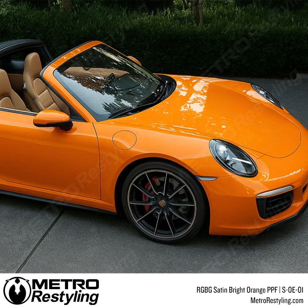RGBG Satin Bright Orange Colored PPF | S-OE-01