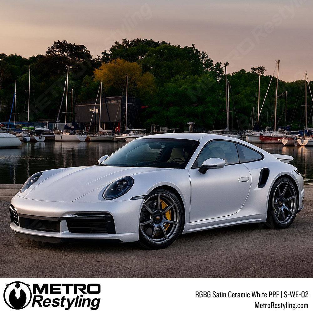 RGBG Satin Ceramic White Colored PPF | S-WE-02
