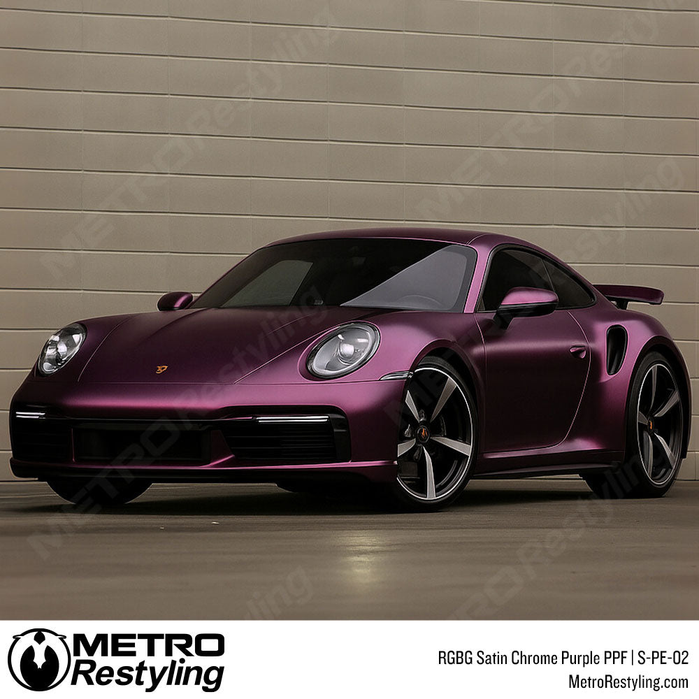 RGBG Satin Chrome Purple Colored PPF | S-PE-02