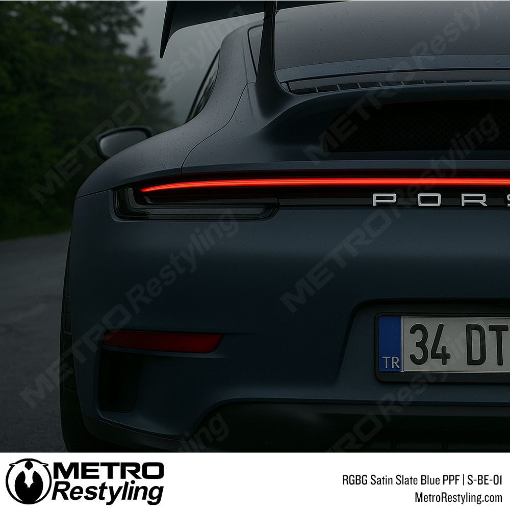 RGBG Satin Slate Blue Colored PPF | S-BE-01