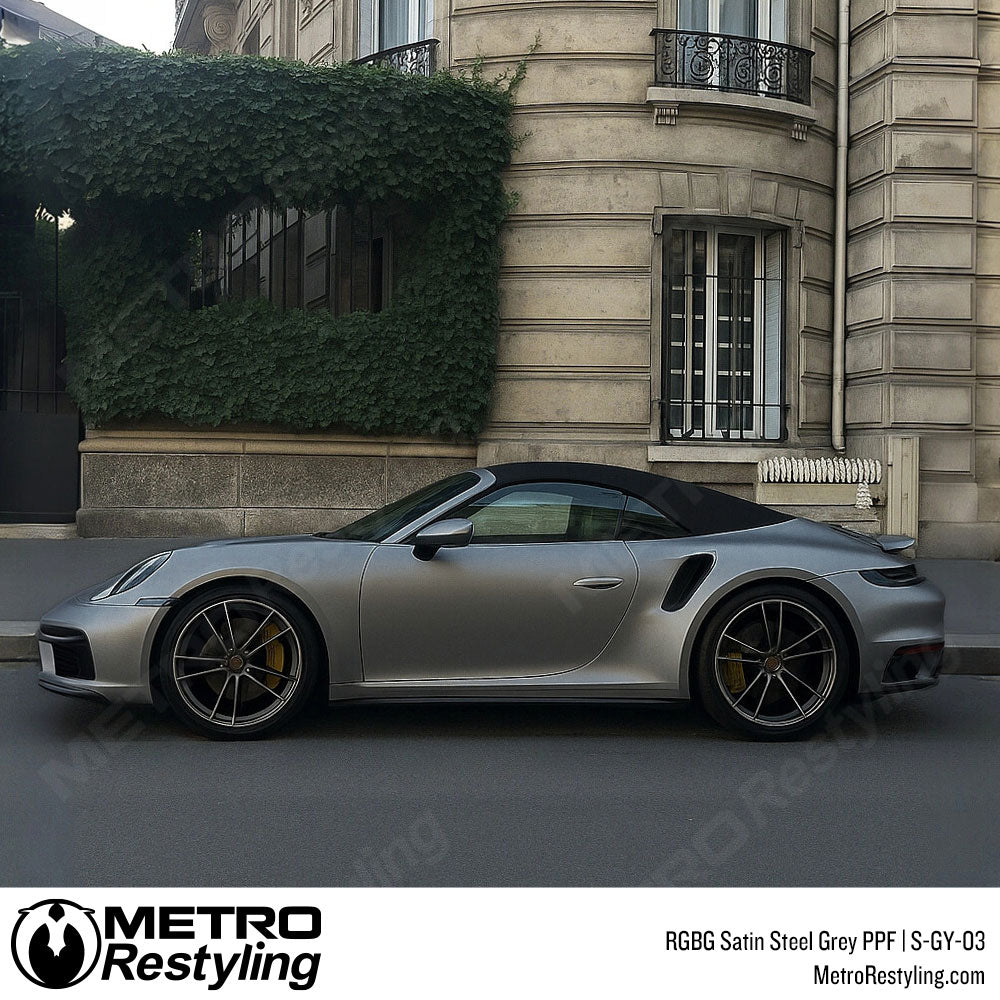 RGBG Satin Steel Grey Colored PPF | S-GY-03