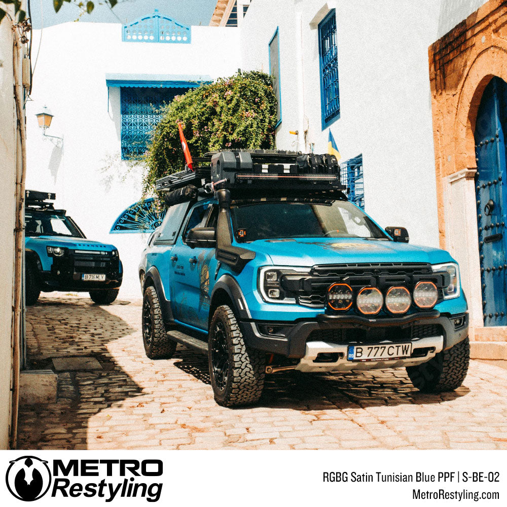 RGBG Satin Tunisian Blue Colored PPF | S-BE-02