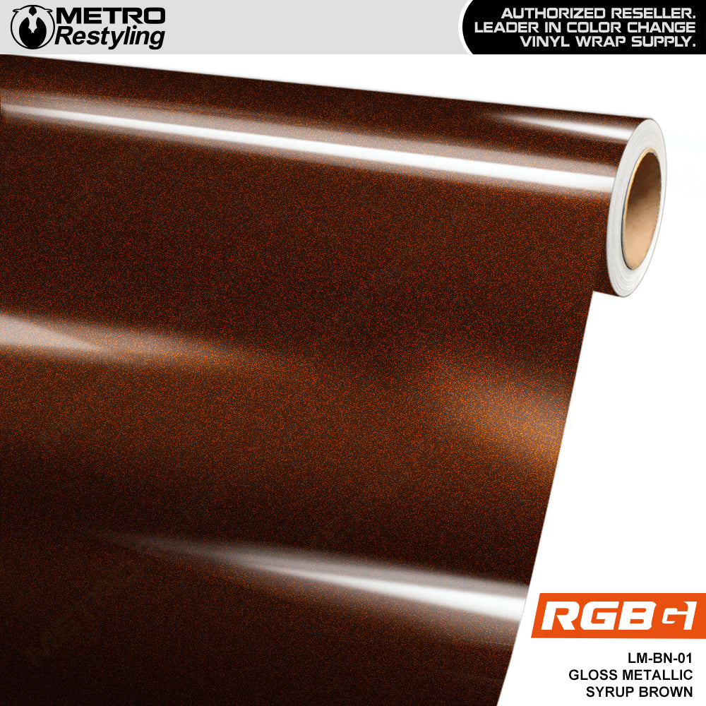 RGBG Gloss Metallic Syrup Brown Colored PPF | LM-BN-01