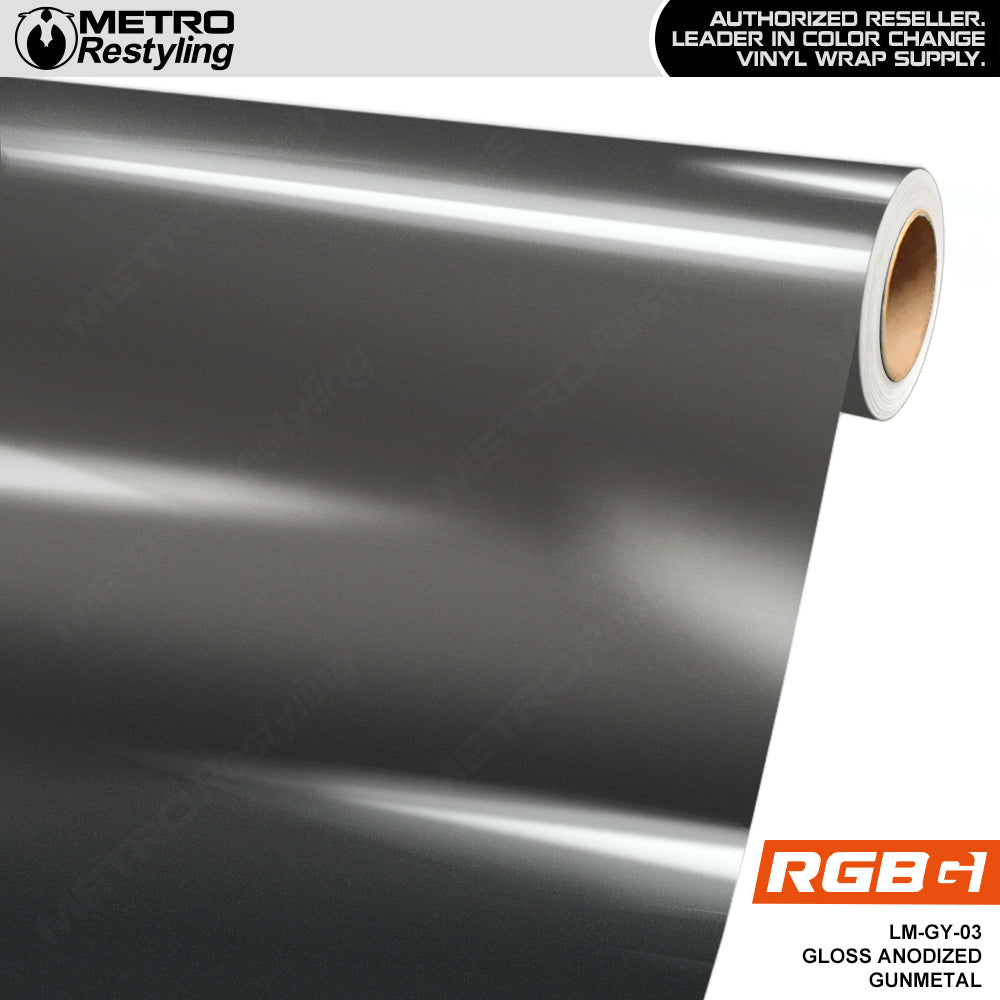 RGBG Gloss Anodized Gunmetal Colored PPF | LM-GY-03