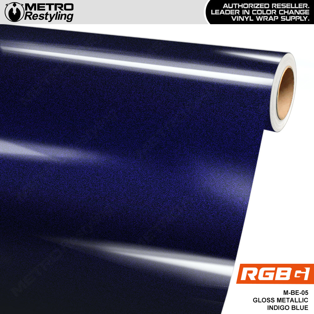 RGBG Gloss Metallic Indigo Blue Colored PPF | M-BE-05