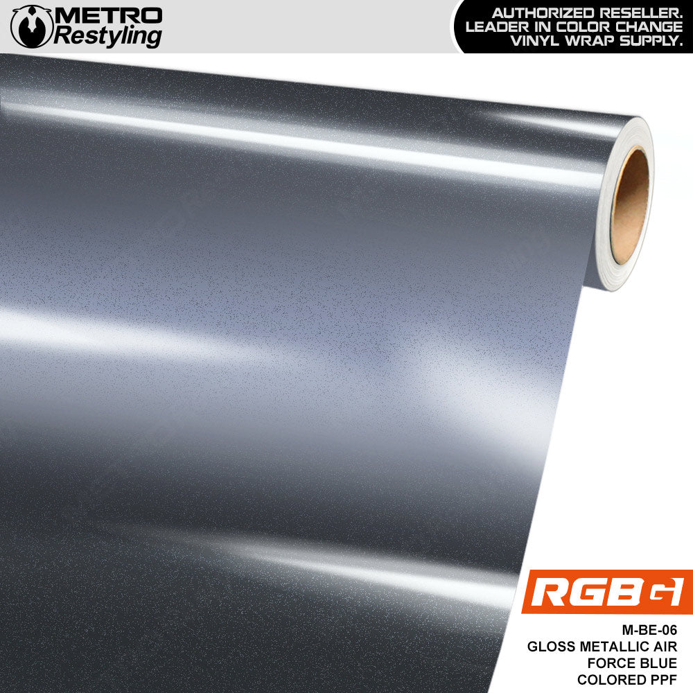 RGBG Gloss Metallic Air Force Blue Colored PPF | M-BE-06